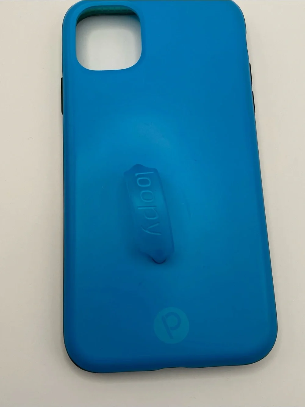 2 Loopy iPhone 11 Cases with Loop Strap - Brown and Blue plus speckled bag